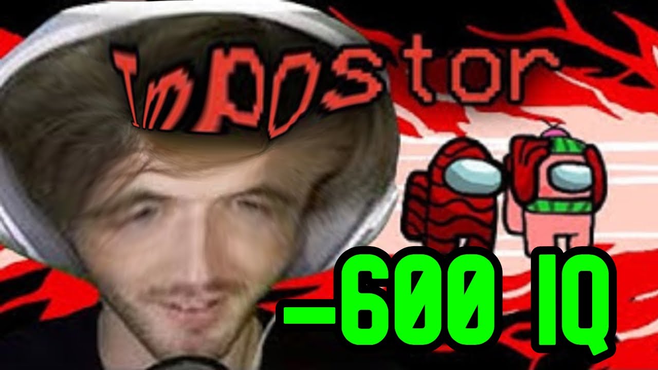 pewdiepie FORGETS to mute mic during among us