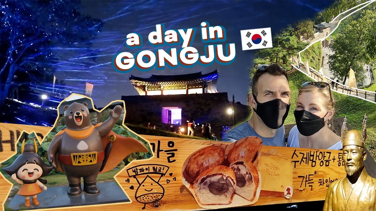Gongju, Korea Vlog | Fortress, Ancient Tombs, Hanok Village, Baekje Festival and cafes