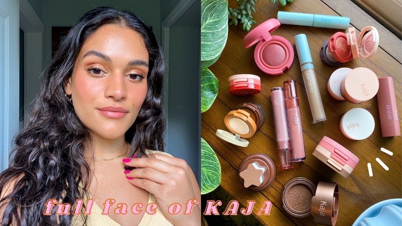 full face of KAJA beauty 🧡
