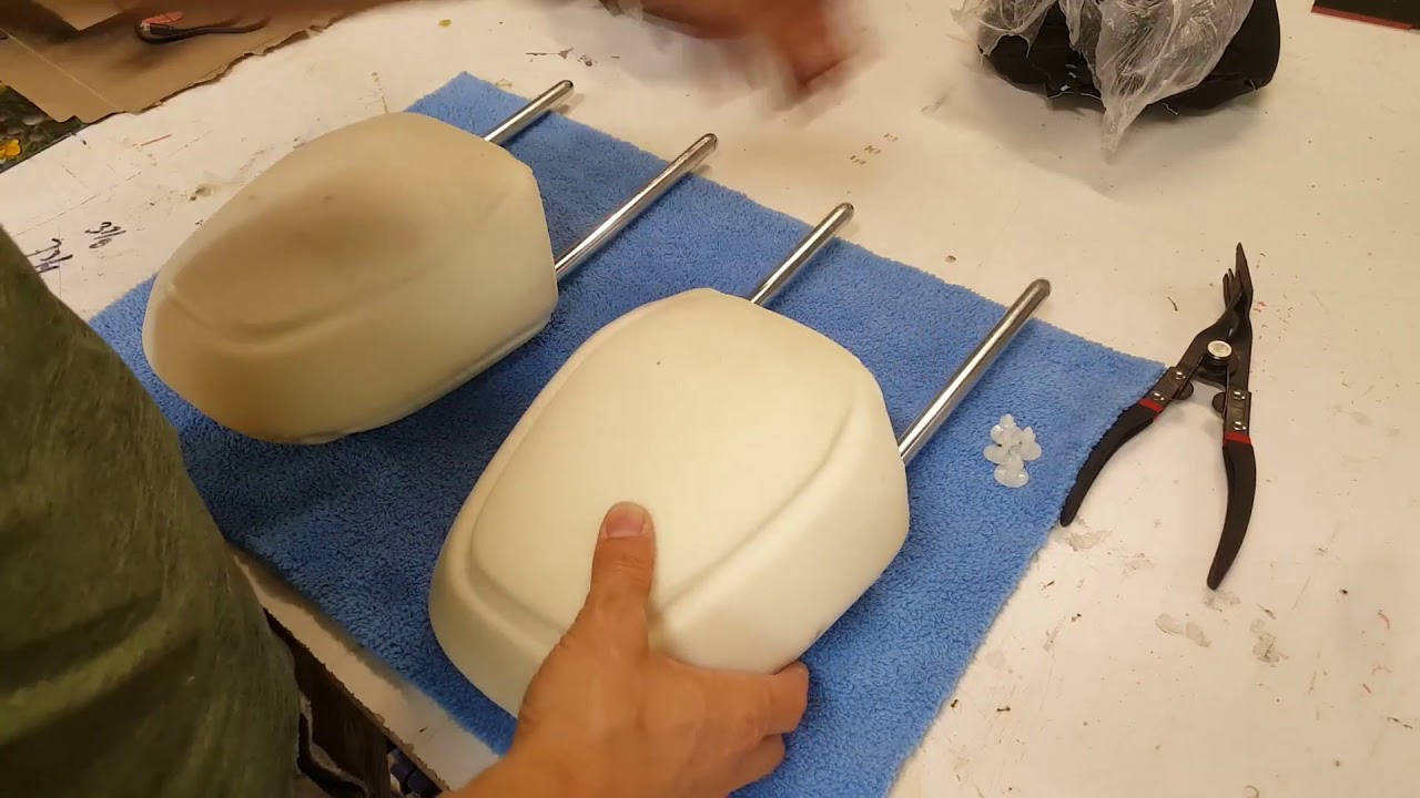 Tesla Model 3 headrest removal and modification