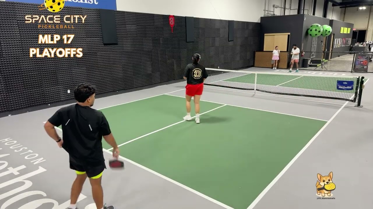 Space City Pickleball MLP17 PlayOffs - Ratul/TinTin vs Andres/Lizzie