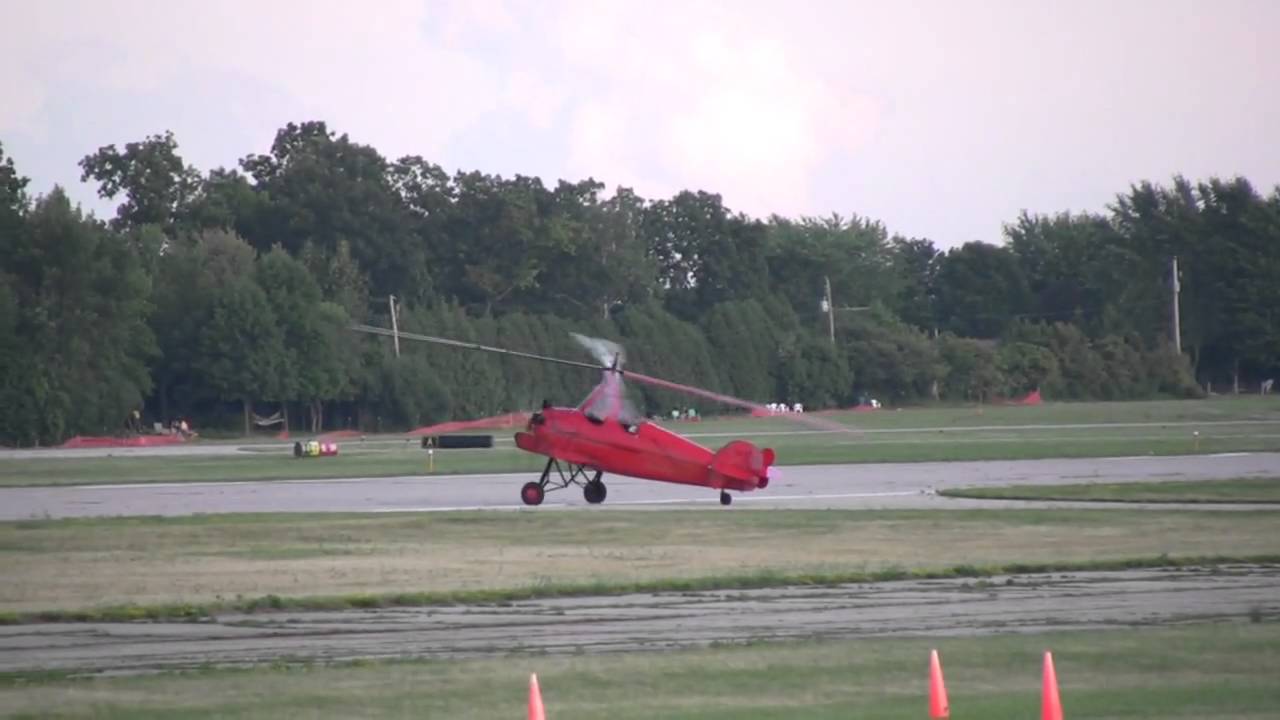 Airventure 2009: Pitcairn PA-18 Autogyro Flight