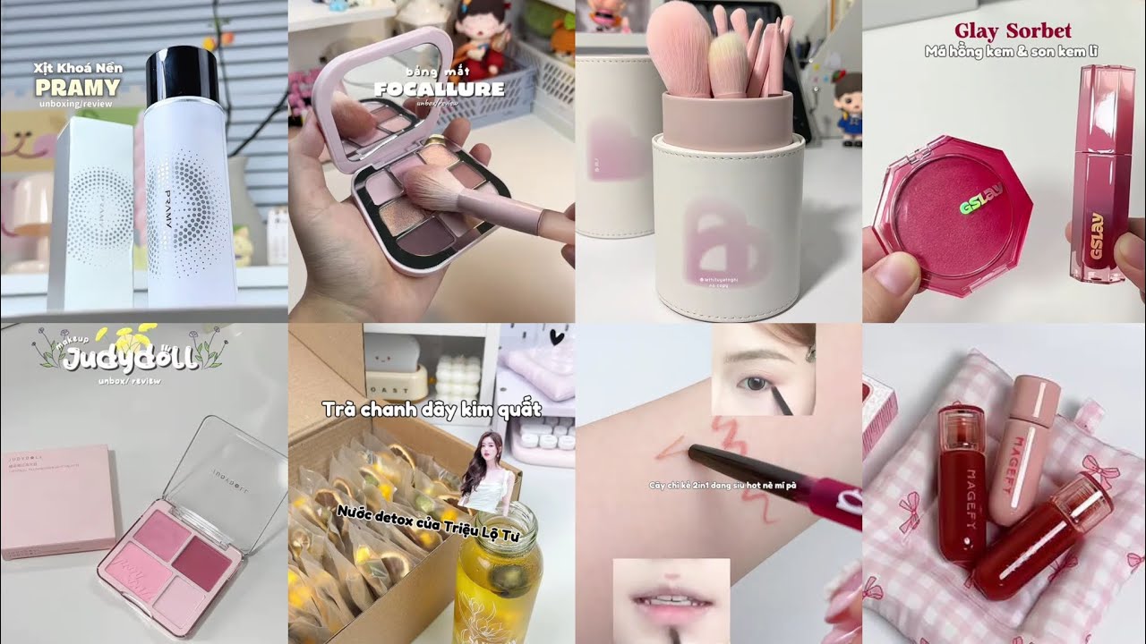 [Shopee Haul] Unboxing đồ makeup, mỹ phẩm giá rẻ cho học sinh hot nhất hiện nay😋