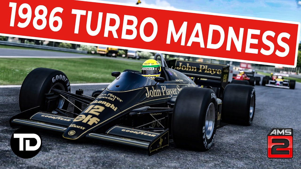 Unleashing the Most Brutal Turbos Like Never Before With The New 1986 F1 Mod Pack for AMS 2