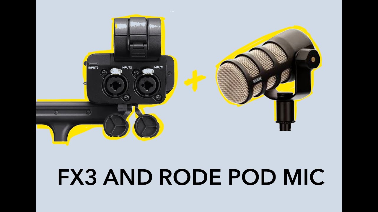 Fx3 and Rode Pod Mic Direct plug in TEST