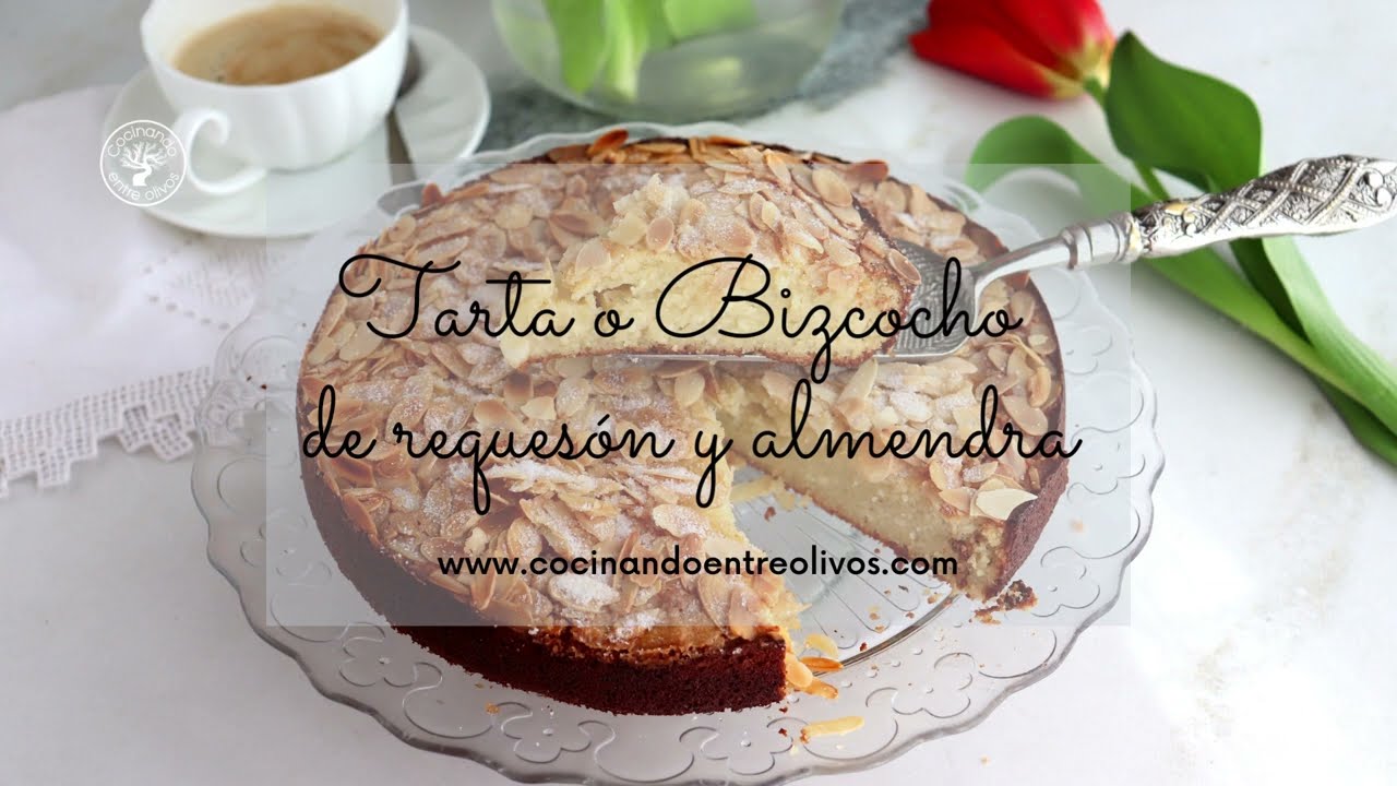 Tarta o Bizcocho de requesón y almendra