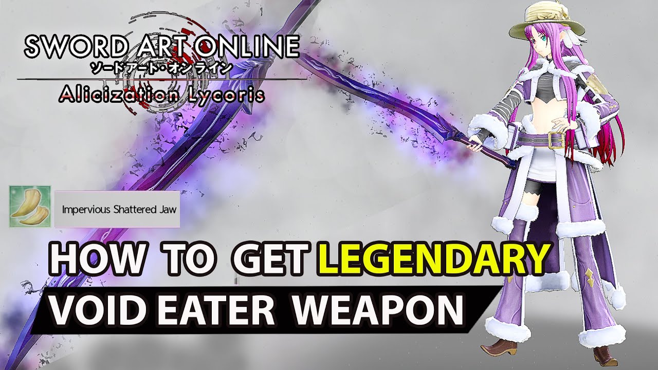 Sword Art Online Alicization Lycoris - How To Get Void Eater (Impervious Shattered Jaw) (Guide)