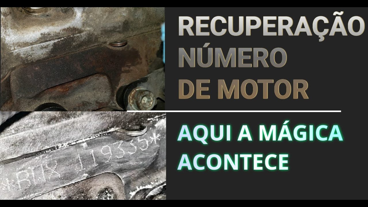 NÚMERO DE MOTOR CORROÍDO DETRAN RJ @DRPERICIA