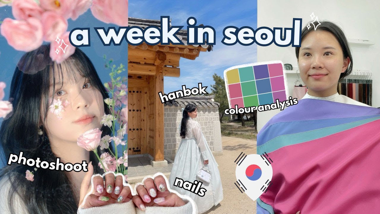 НЕДЕЛЯ В СЕУЛЕ 🇰🇷 анализ цвета, аренда ханбока, фотосессия и многое другое!!