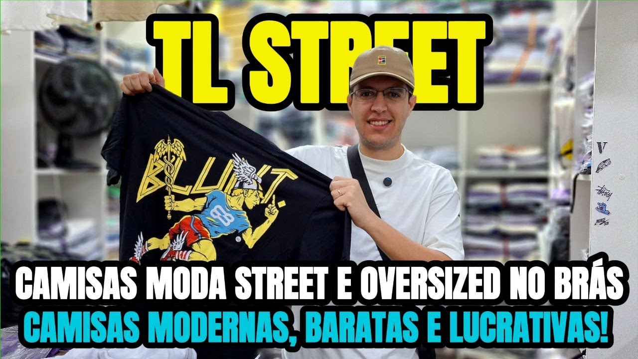 ⚠️ ESSA FONTE DE CAMISAS STREET É UM TESOURO ESCONDIDO NO BRÁS! 🚀