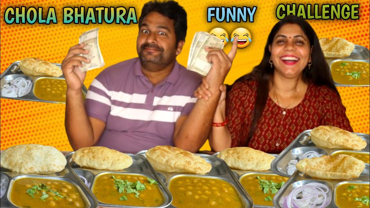 6 PLATE CHOLA BHATURA EATING CHALLENGE | CHOLA BHATURA CHALLENGE | STREET FOOD CHALLENGE