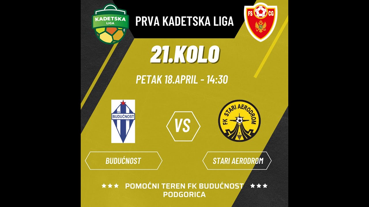Kadeti 2008 / 09 - FK Budućnost vs FK Stari Aerodrom