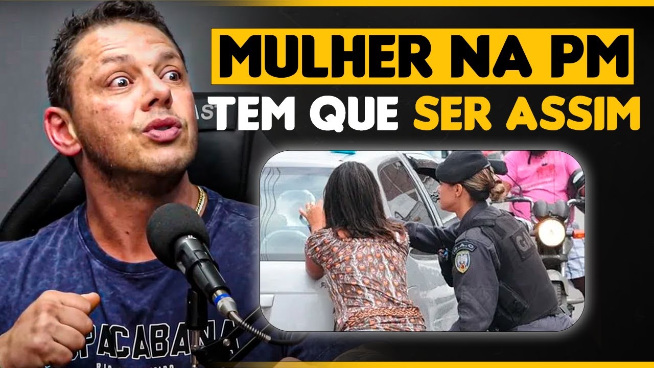 EVANDRO GUEDES FALA COMO MULHER TEM QUE ABORDAR NA PM...  | CORTES COPCAST