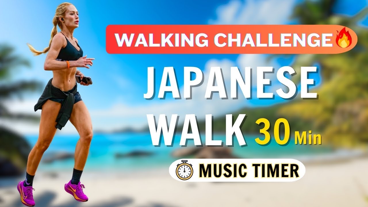 🔥 Japanese Walking Workout 🚶‍♀️ 30-Min Full Body Fat Burn for Effective Weight Loss