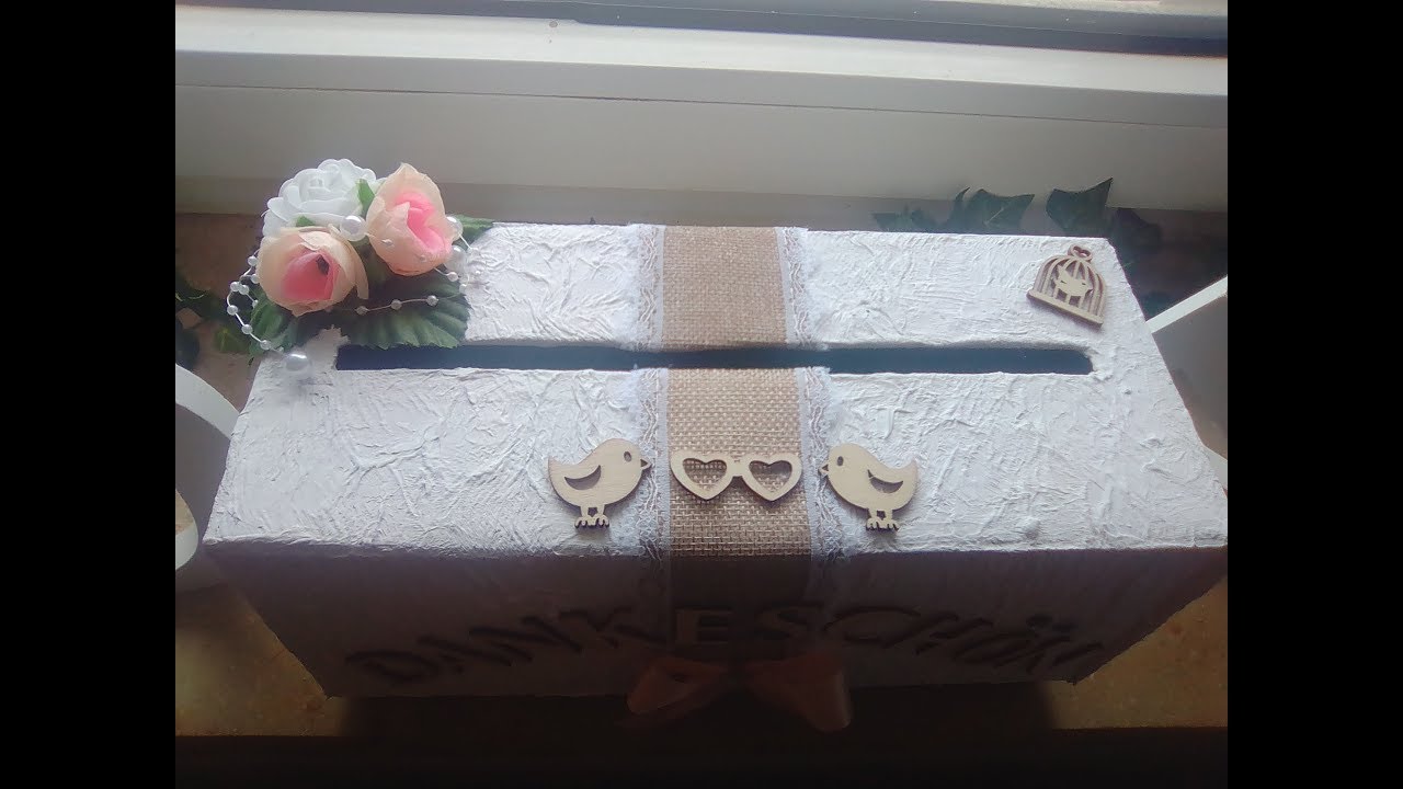 DIY : Hochzeit Kartenbox , Geldbox