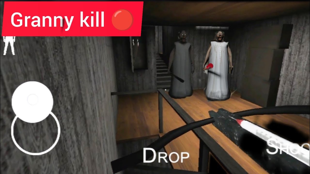 Granny Kill Shot 😱 | Granny & Grandpa Ko Crossbow Se Haraya | Granny Chapter 2 Gameplay