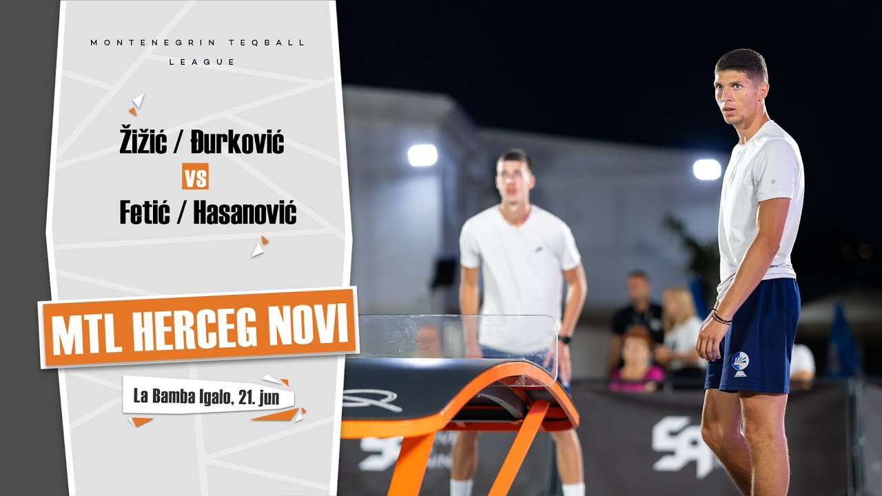 Žižić / Đurković vs Fetić / Hasanović | MTL Herceg Novi | Teqball Montenegro