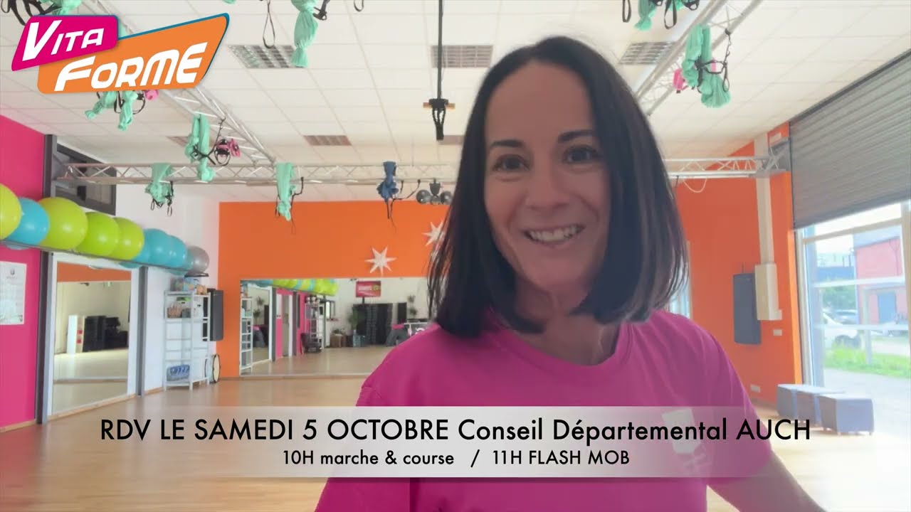 Flash Mob OCTOBRE ROSE 2024  - AUCH - VITAFORME