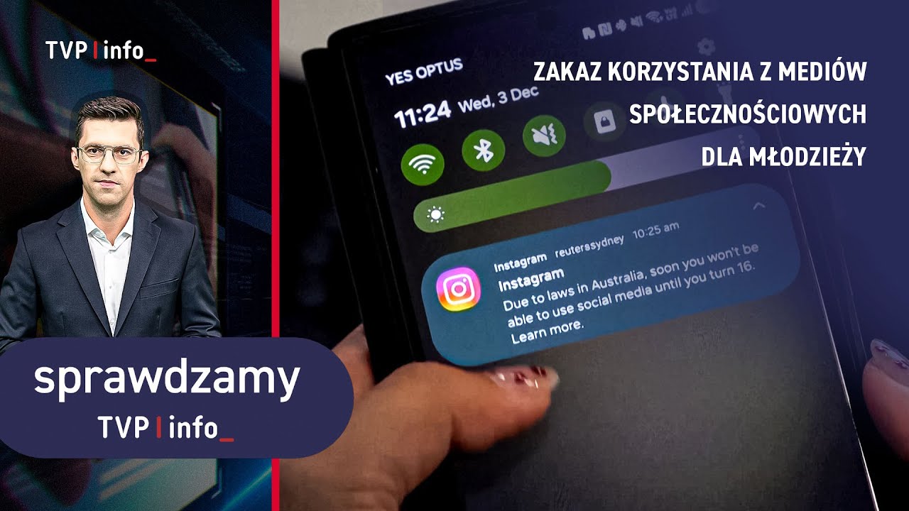 Zakaz korzystania z mediów społecznościowych dla młodzieży | SPRAWDZAMY