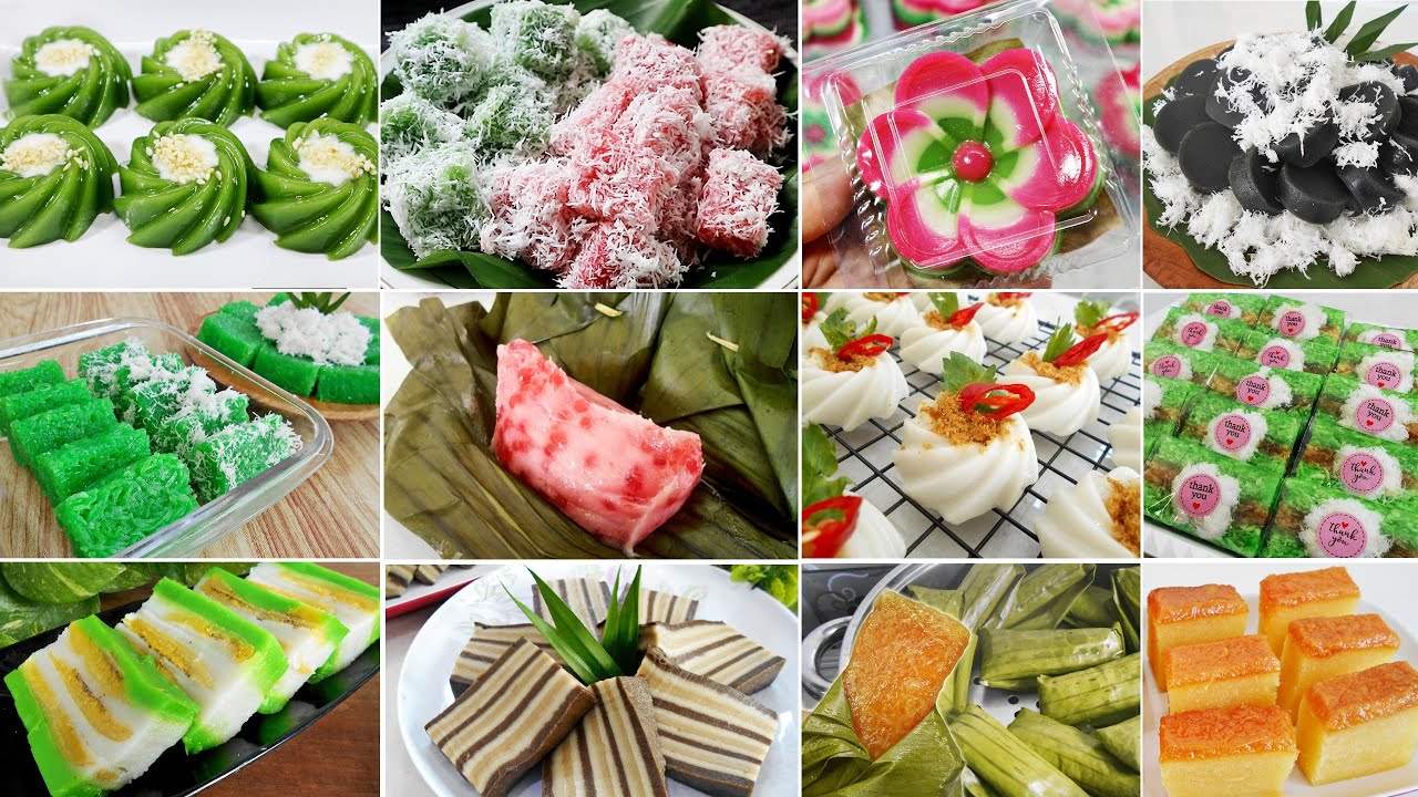 12 RESEP KUE TRADISIONAL TERENAK! HANYA DI ADUK DAN DI KUKUS LANGSUNG JADI!