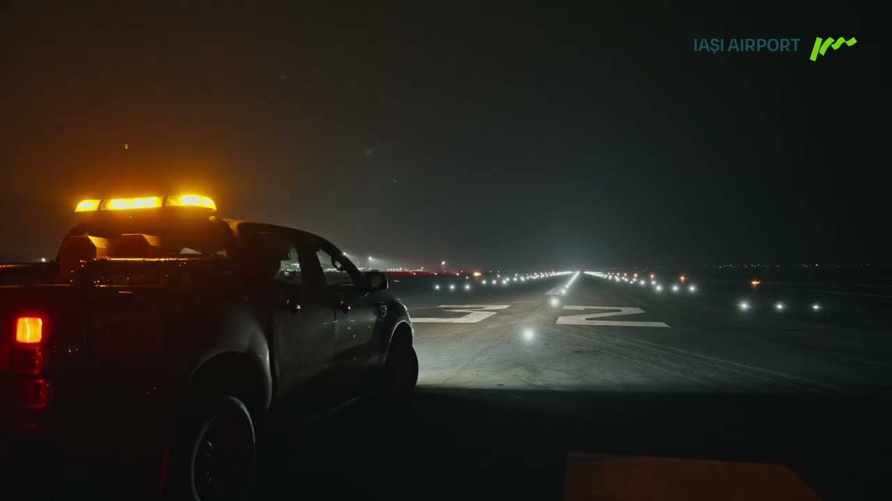 Aeroportul Iași are cel mai performant sistem de balizaj