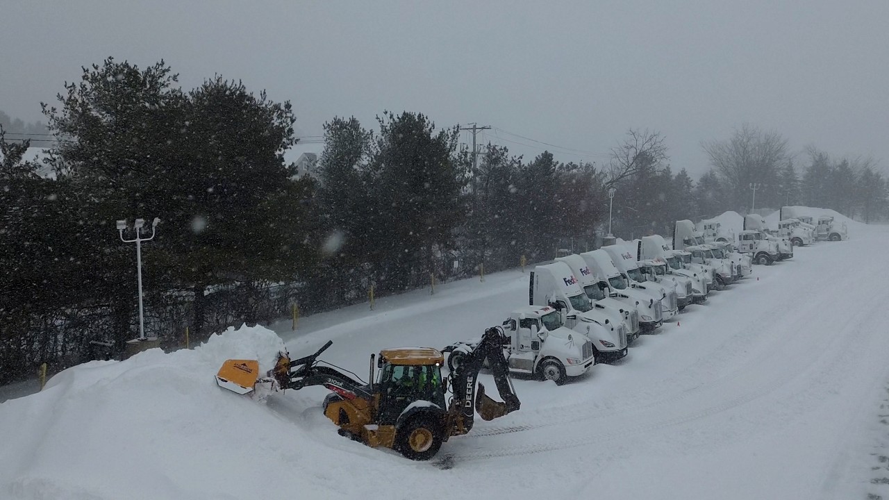 26 hour snow event with 12+ inches prompts emergency repairs!