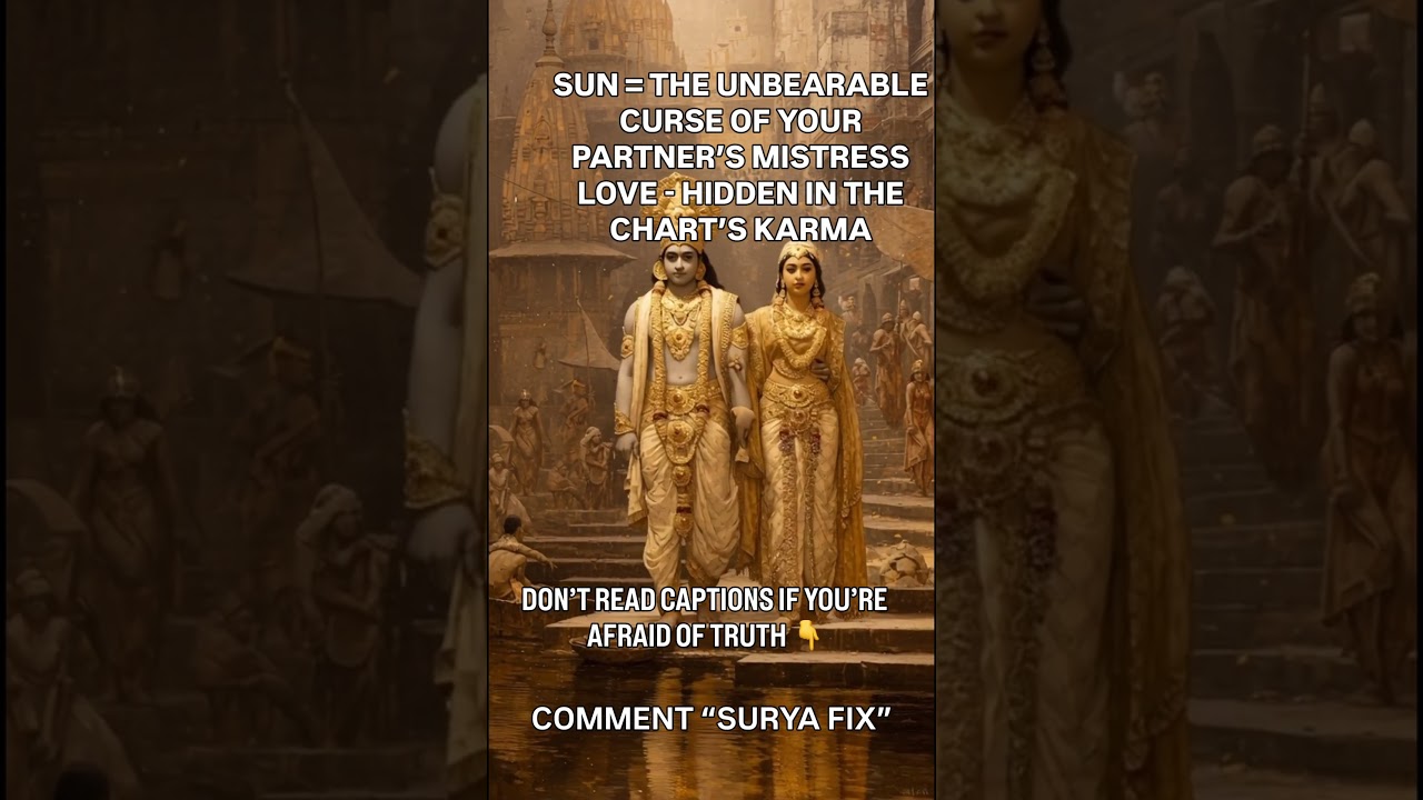 SUN = THE UNBEARABLE CURSE OF YOUR PARTNER’S MISTRESS LOVE - HIDDEN IN THE CHART’S KARMA