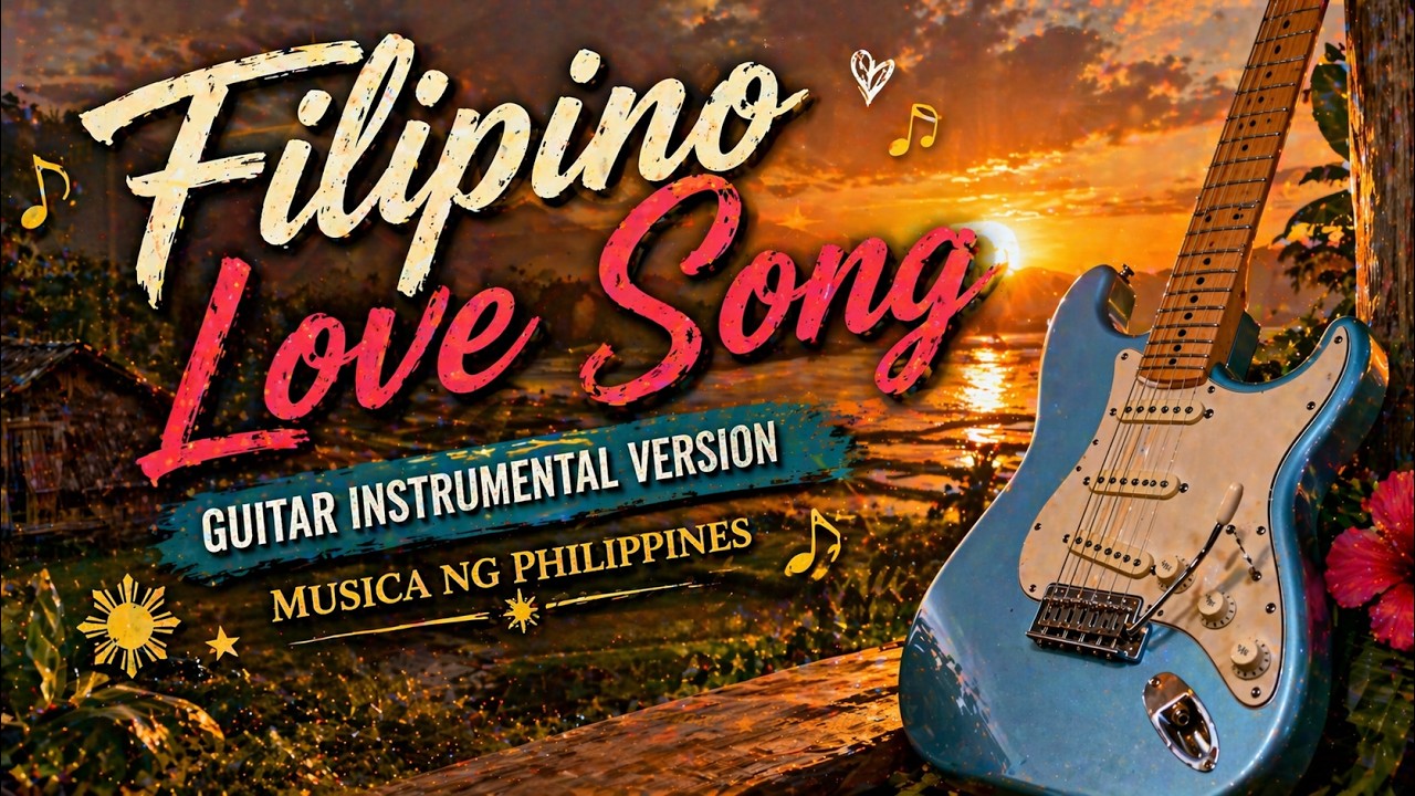 Filipino Love Song Guitar Intrumental Version - Musica ng Philippines