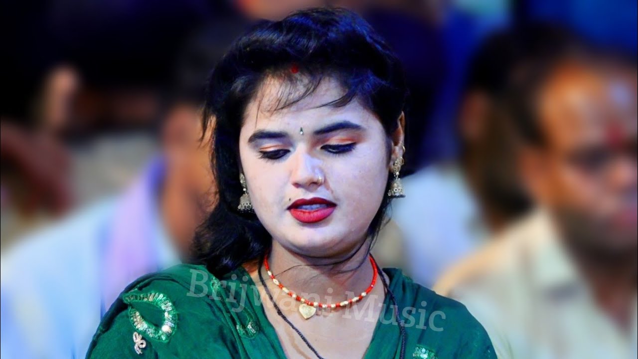 नेहा दिसोरिया ने गाया ऐसा कृष्ण भजन कि सारी सभा देखती रह गई। वारी है तोरी उमरिया #Brijwani_Music