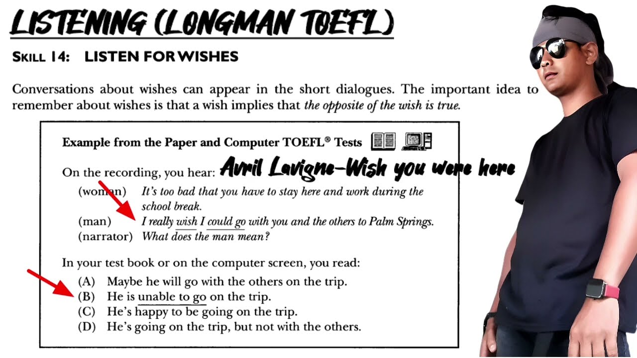 Listening Skill 14 (Longman TOEFL) Listen For Wishes