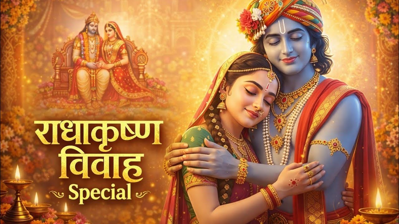 आज यह भजन जरूर सुनें | राधा कृष्ण विवाह भजन | Radhakrishna Vivah #Radhakrishna #radhakrishnanaamjap