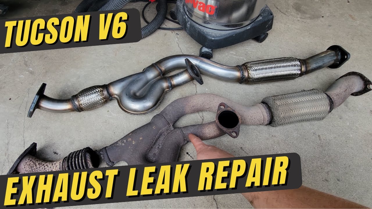 2005-2008 Hyundai Tucson Exhaust Leak Repair | V6 FWD