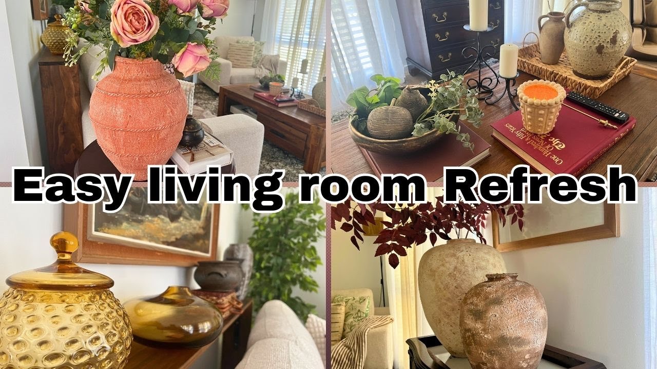 Winter Living Room Transformation on a Budget