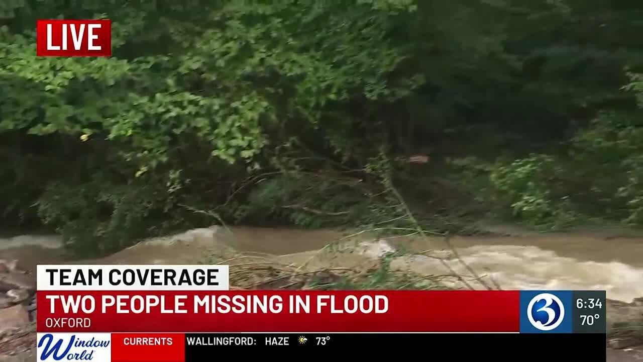 VIDEO: Search continues for people swept away by flooding in Oxford