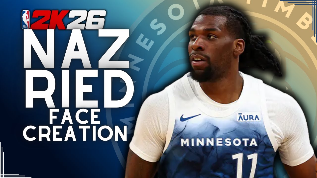 Самая реалистичная репродукция лица Наза Рида в NBA 2k26