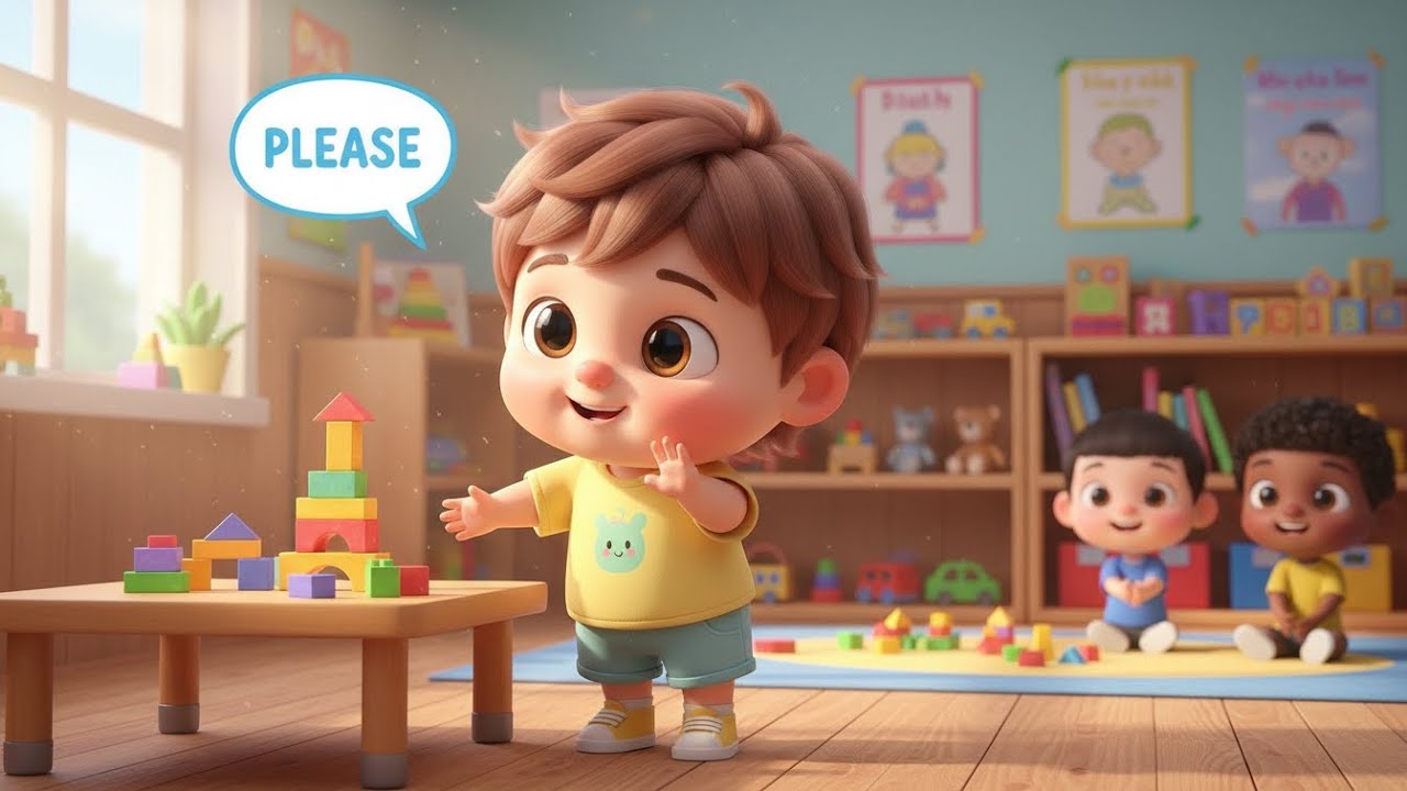 Baby Learns Good Manners – Nursery Rhyme, Toddler Learning, Social Skills, and Playful Etiquette