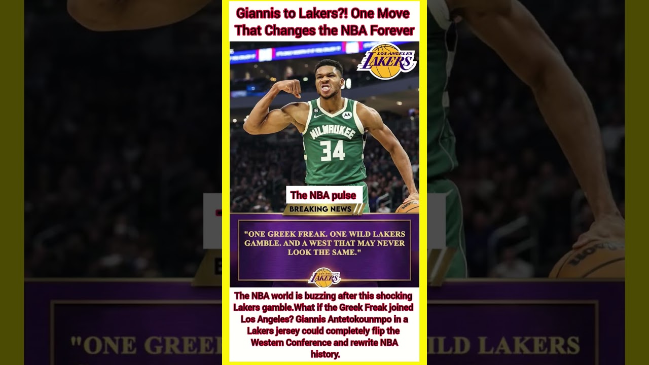 Giannis to Lakers?! One Move That Changes the NBA Forever