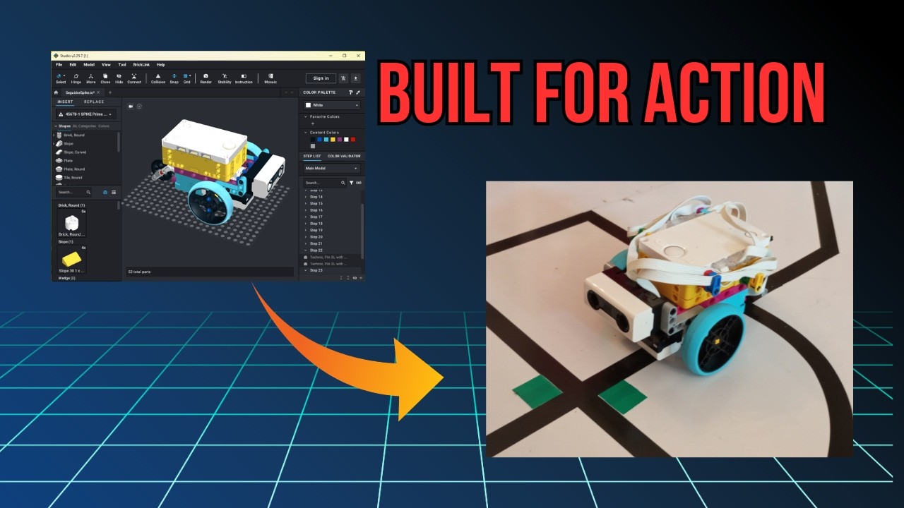 Build a Smart & Precise Spike Prime Robot – Line Following and More!