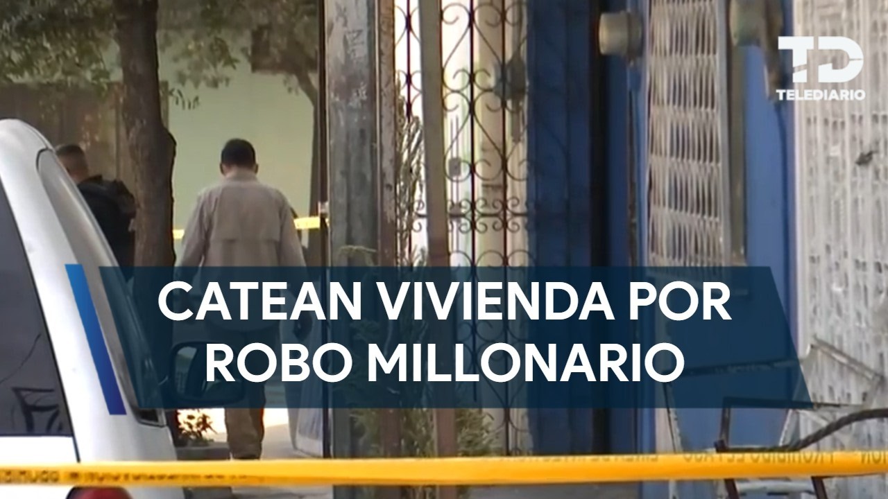 Catean vivienda por robo millonario en la colonia Niño Artillero en Monterrey