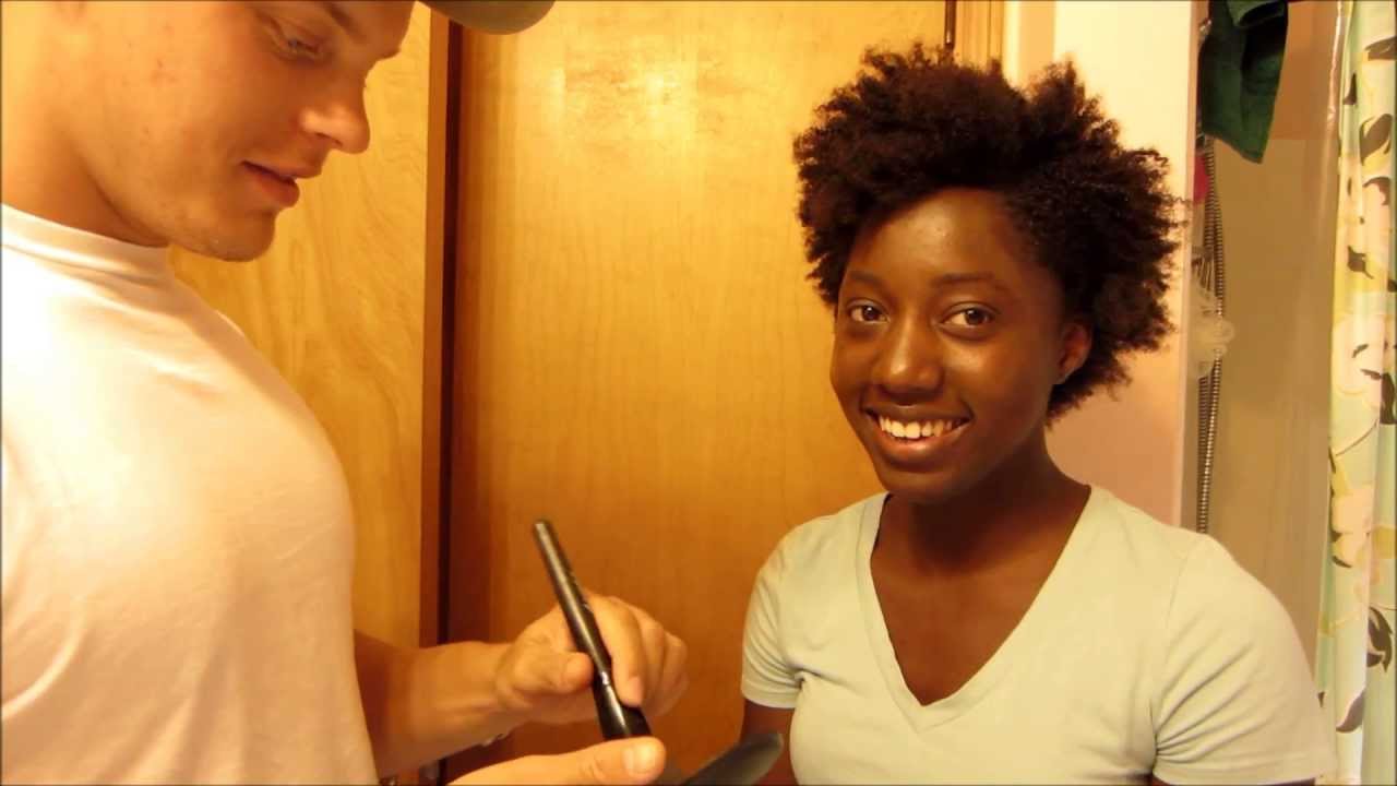 BOYFRIEND DOES MY MAKEUP TAG