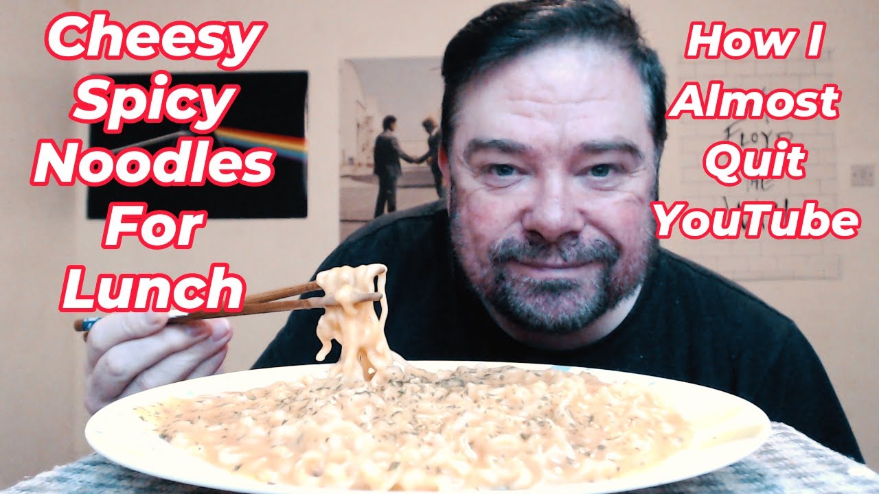 ASMR HIFI/LOFI - Eating Cheesy Spicy Noodles (How I Almost Quit YouTube)