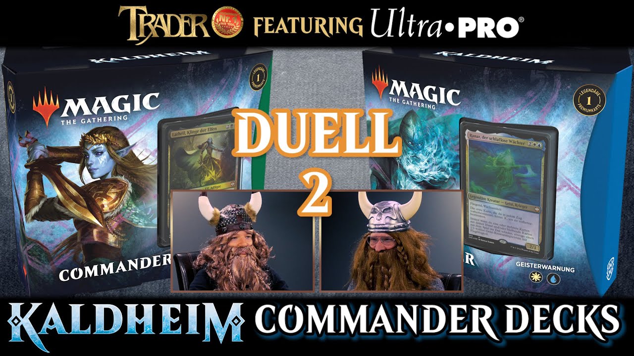 MTG Kaldheim Commander Decks Duell 2 | Magic the Gathering deutsch | Trader | Tutorial Match 2021