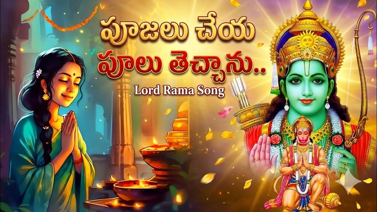 Sri Rama Bhakthi Geethalu - పూజలు చేయ పూలు తెచ్చాను -  Telugu Devotional Songs - Devotional Journey