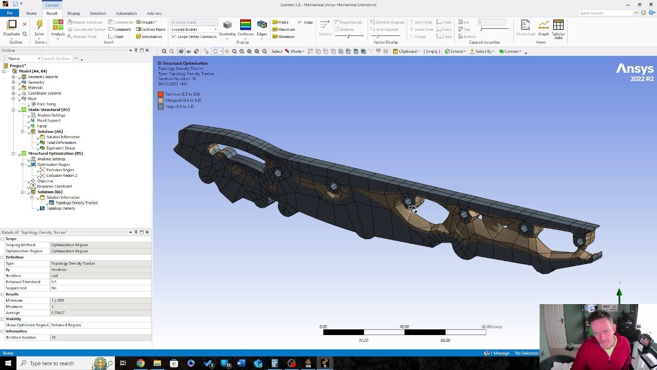 Ansys Topilogical Opt