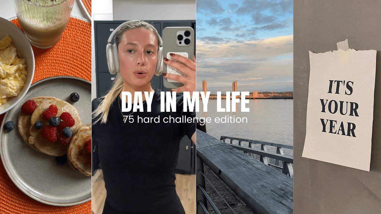 UNE JOURNÉE AVEC MOI | 75 hard challenge, Skincare, Sport, Routine saine du quotidien !