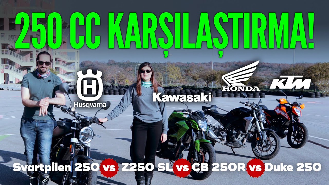 250 cc motosiklet karşılaştırma! | CB 250R vs Duke 250 vs Svartpilen 250 vs Z250 SL