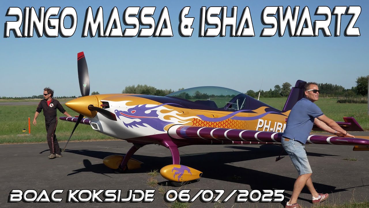 Ringo Massa & Ischa Swartz   BOAC Belgian Open Aérobatic Championship Koksijde 2025  4K