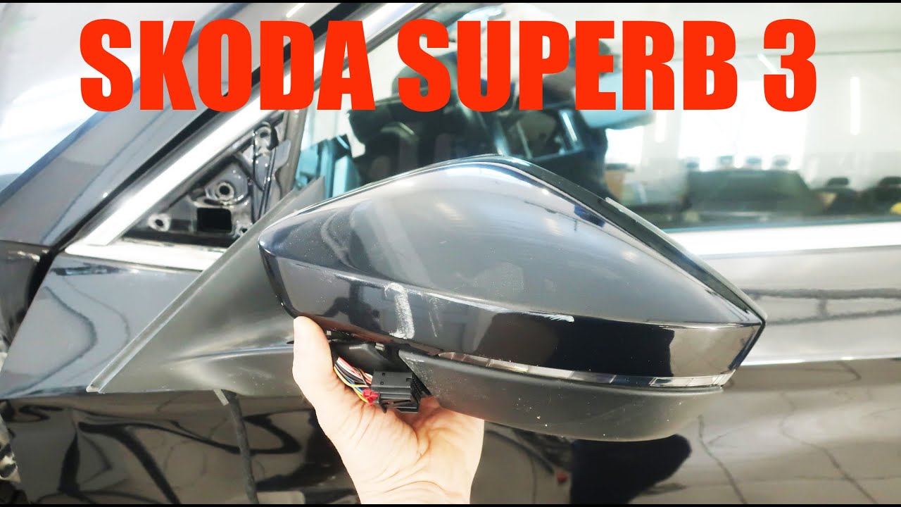How to Remove Side Mirror Skoda Superb 3 (2015-2023)