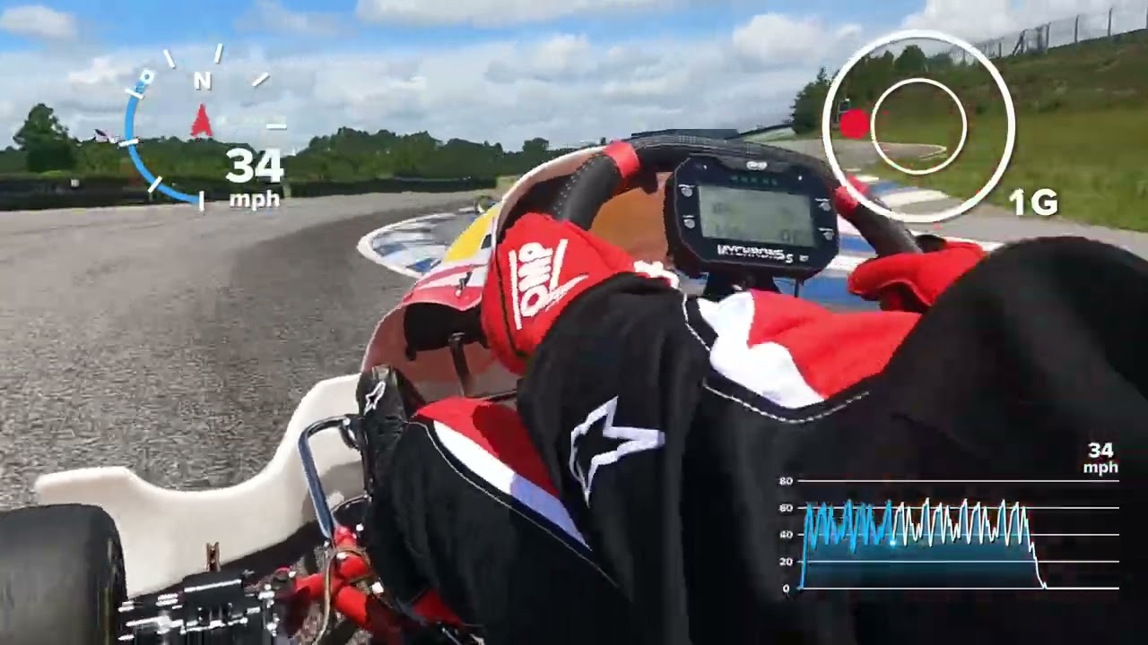 A 55.6 Second Lap at AMP Karting Track