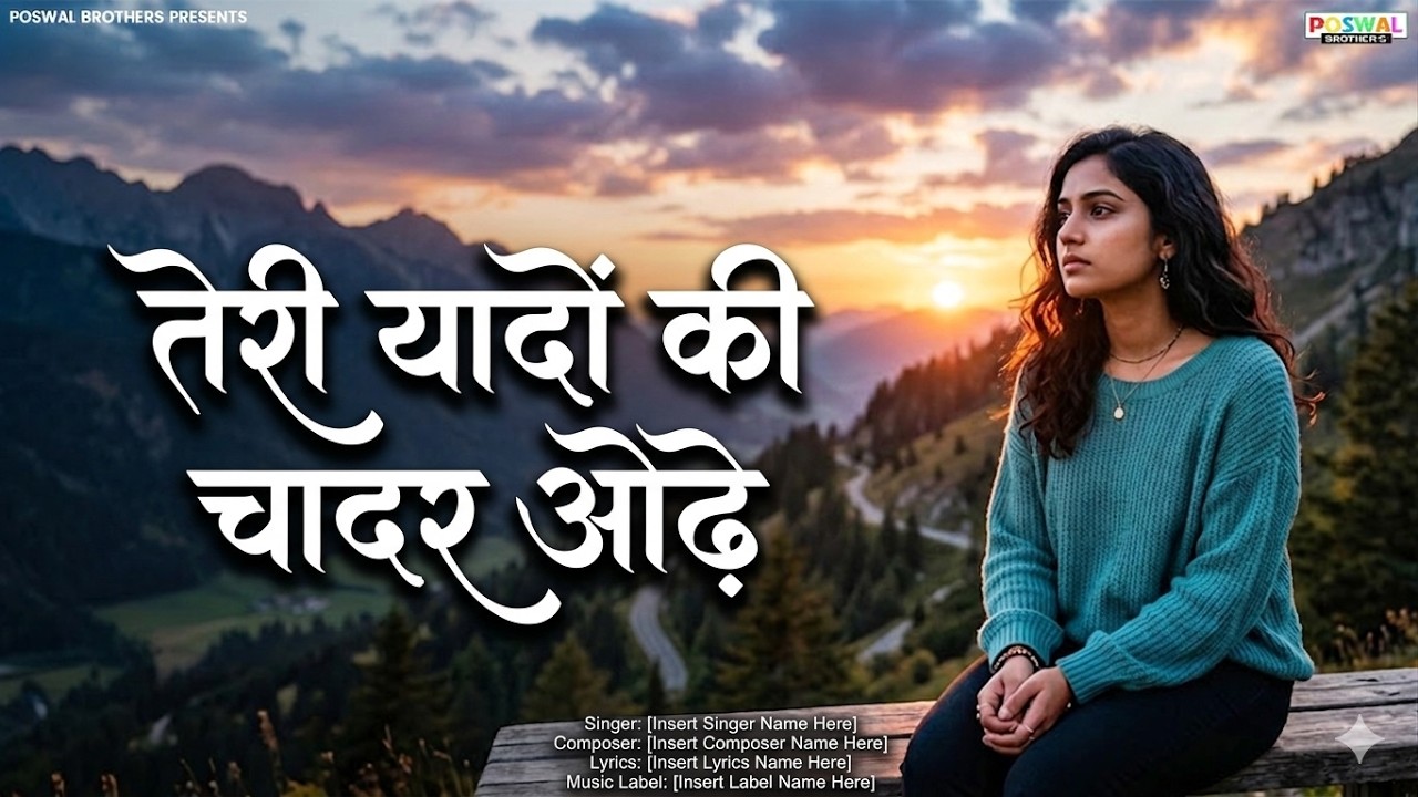 Teri Yaadon Ki Chadar Odhe (Official Video ) (Dil Ne Tera Naam Liya) || Romantic Bollywood Hits Song